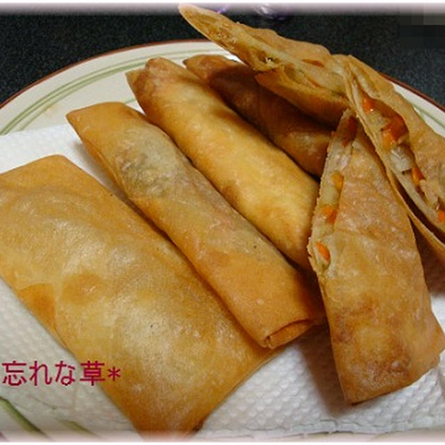春巻き成功編＾＾♪（コツだけレシピ）