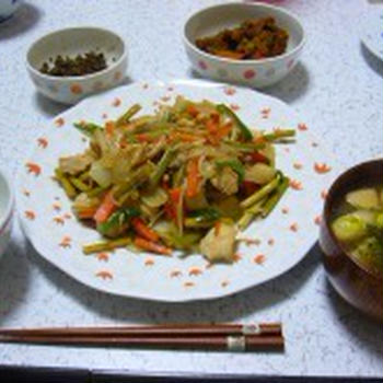 12/9（水）塩野菜炒めごはん