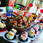 tsumutsumusushiツムツム回転ずしパーティー♪