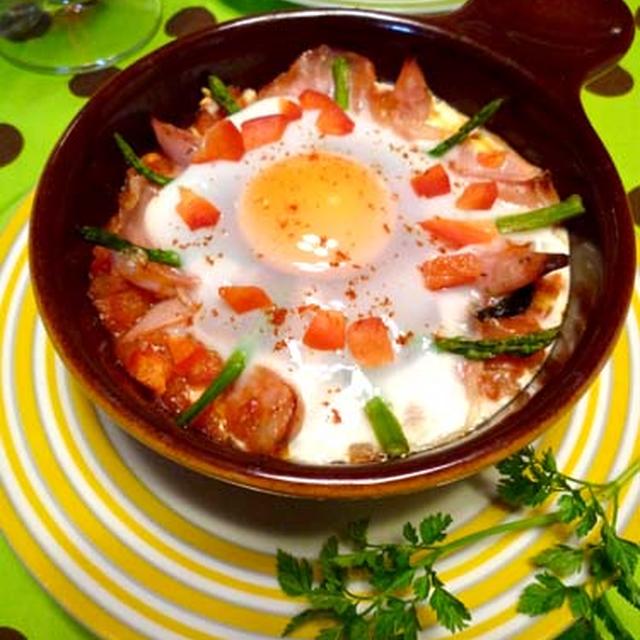 スペイン☆半熟たまごがとろ〜フラメンカ・エッグ！！