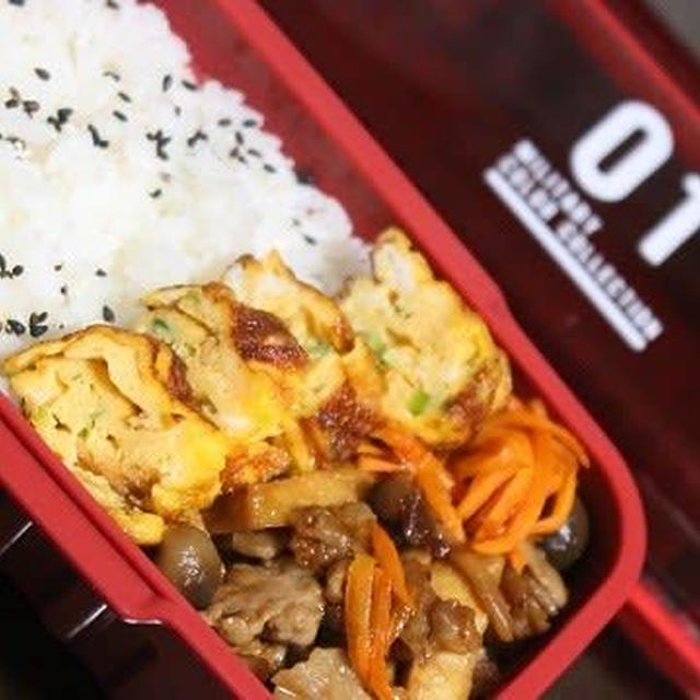 6月10日　　豚肉と厚揚げの甘辛とろみ炒め弁当