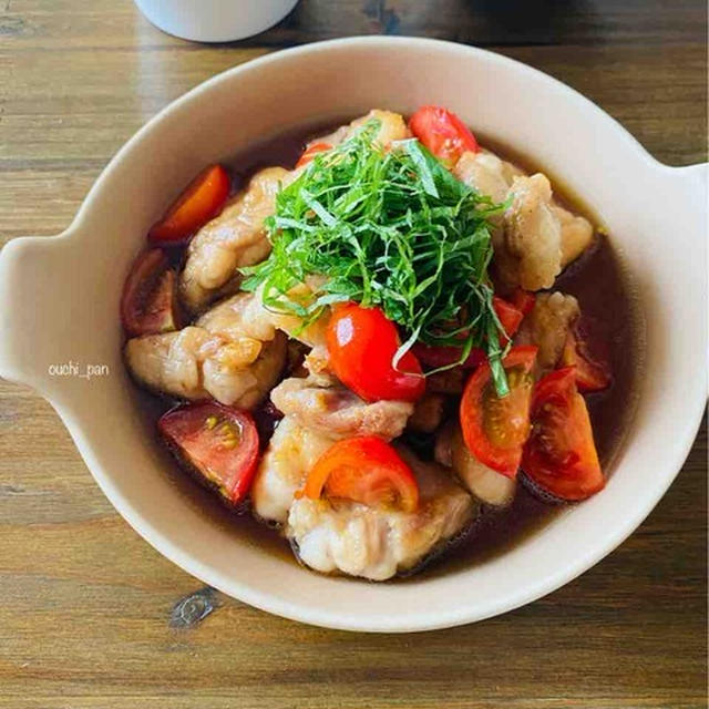 暑い時にぴったり！冷やしても美味しい鶏の焼き浸し。