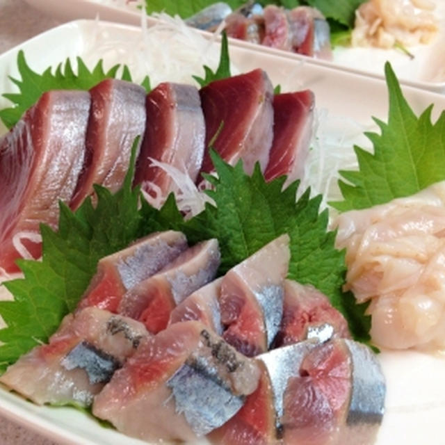 魚屋さんで美味しそうなかつおを買って♪