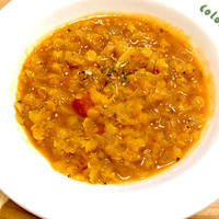 コロンビアのレンズ豆スープ