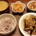 茄子と豚肉の生姜炒めと子育て講座