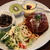 おうちカフェ＊＊　ワンプレートランチ　ハンバーグ♬