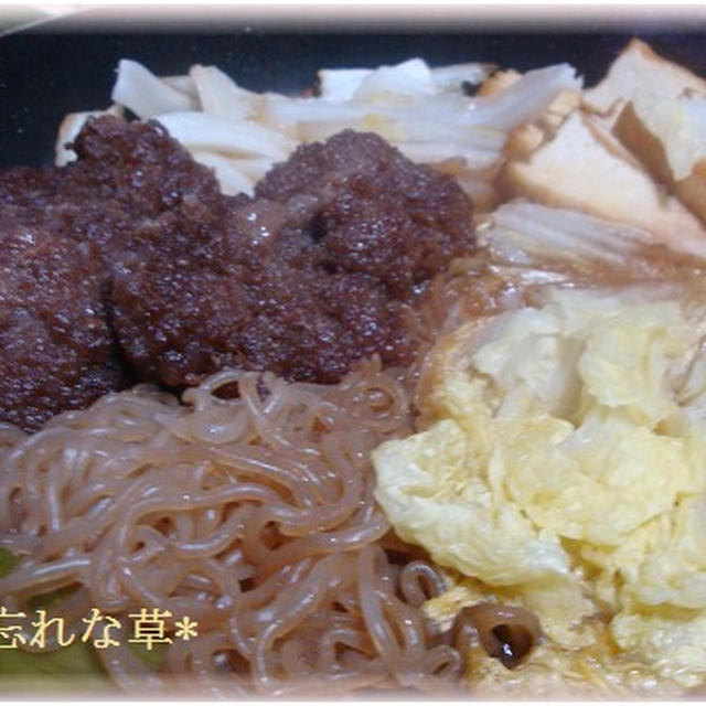 なんちゃって、すき焼き＾＾♪