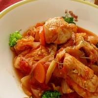 ハーブ香る鶏肉のトマト煮み