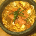 たらこの韓国風鍋、アルタンを明太子で