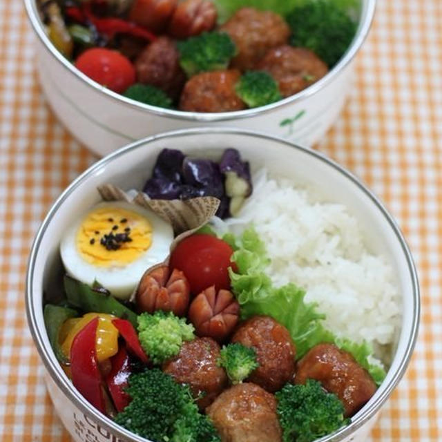 肉だんご弁当　☆　眠気覚ましのコーヒー♪