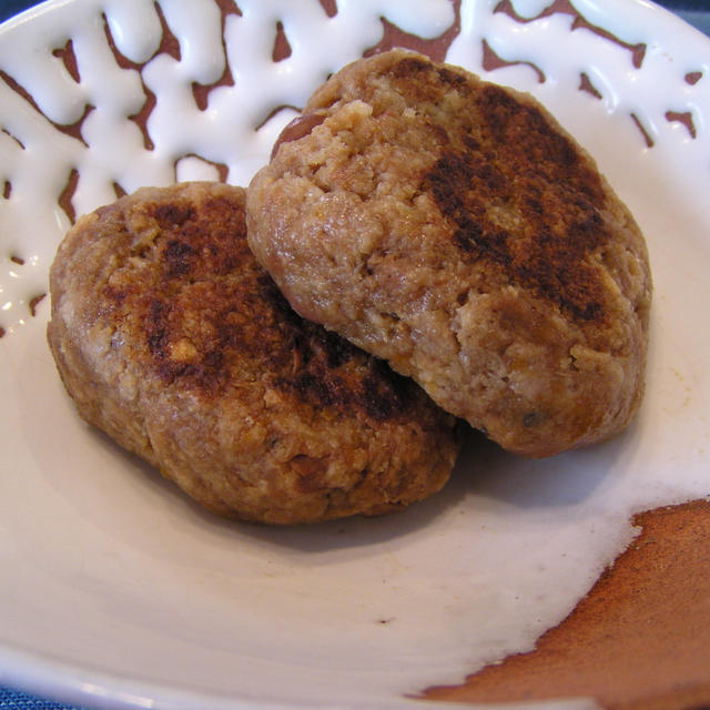 金時豆のハンバーグ