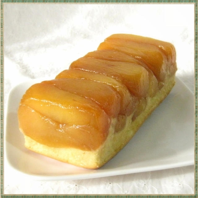 【ノンバター】タルトタタン風りんごパウンドケーキ