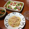 エビクリームパスタ