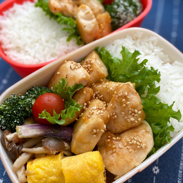 【お弁当動画】#32 鶏ささみのバター炒め弁当 [Michelle’s Bento]