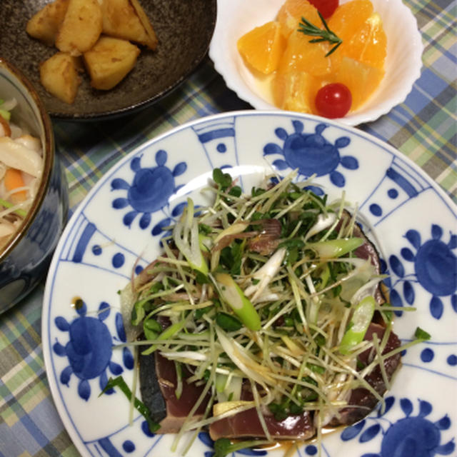 ５月第2週の教室、今らしい和食の構成