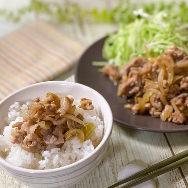 【ご飯ススム！】豚肉の甘辛梅ニンニク炒め