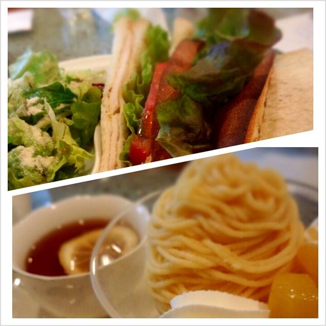 ｶﾌｪ　ｻﾝﾄﾞ♪　一人ﾗﾝﾁ