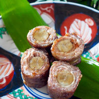 牛肉の八幡巻き＊電子レンジでごぼうを下ゆでしします！！