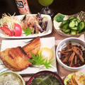 ■晩ご飯・和食【灰干しホッケの焼き魚と作り置き3品副菜で簡単！！】