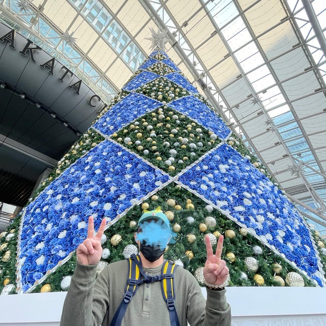 博多の街はもうクリスマス！キレイかよ〜