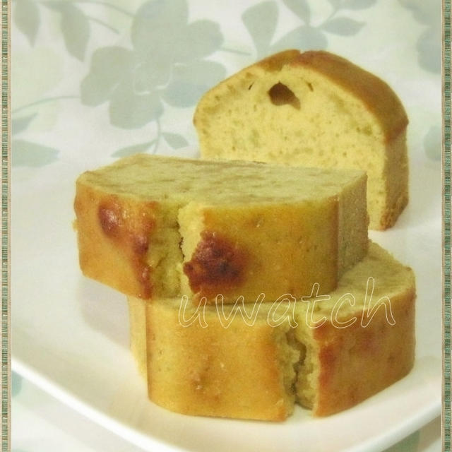 フラワーバッター法でつくる ずんだパウンドケーキ By うわっち さん レシピブログ 料理ブログのレシピ満載