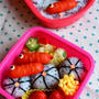 キャラ弁**こいのぼりウインナー