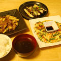 一昨日は山芋と牛肉のオイスターソース炒めなど～と次男入学式