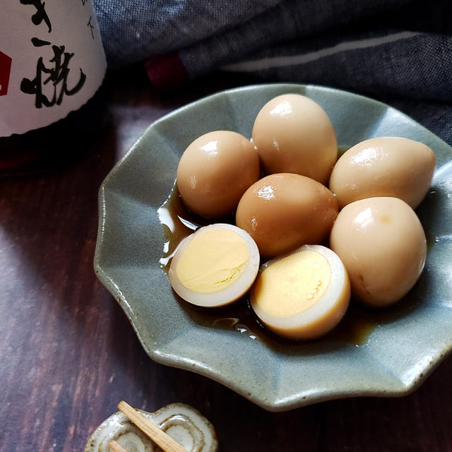 【すき焼きのたれde楽うま味玉】#加熱不要 #包丁不要 #お弁当 #作り置き