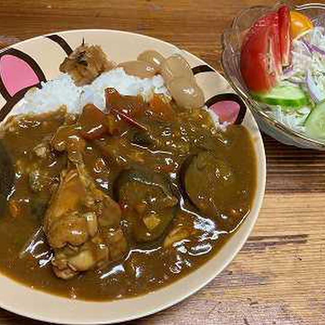 手羽元のチキンカレー