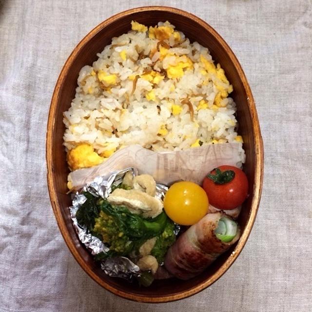 #じゃこチャーハン弁当