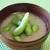 365日汁物レシピNo.268「枝豆の味噌汁」