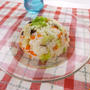 レンジだけで簡単♪ベーコンとバターの混ぜご飯