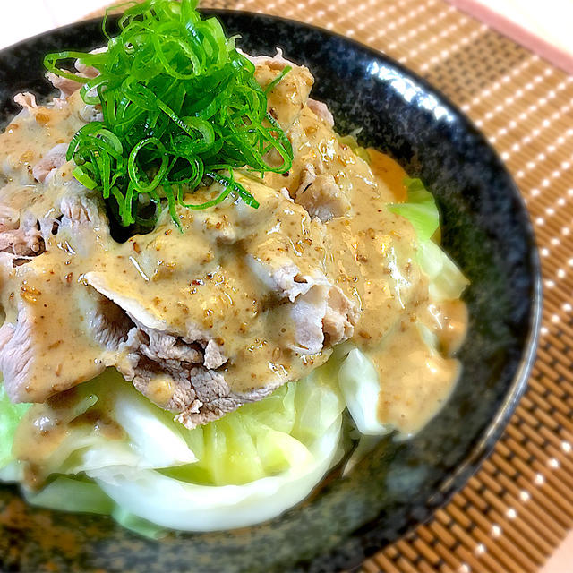 豚しゃぶとキャベツの胡麻ダレぶっかけ丼 By 佐藤周生さん レシピブログ 料理ブログのレシピ満載