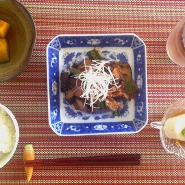 つく置きも可能☆夏野菜のニンニク肉味噌炒め