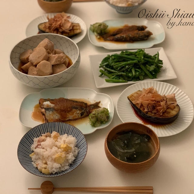 パリのお家ごはん◎栗ご飯で秋の和食ごはん