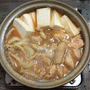 鶏むね肉がやわらかしっとりの鶏鍋（白菜、豆腐）