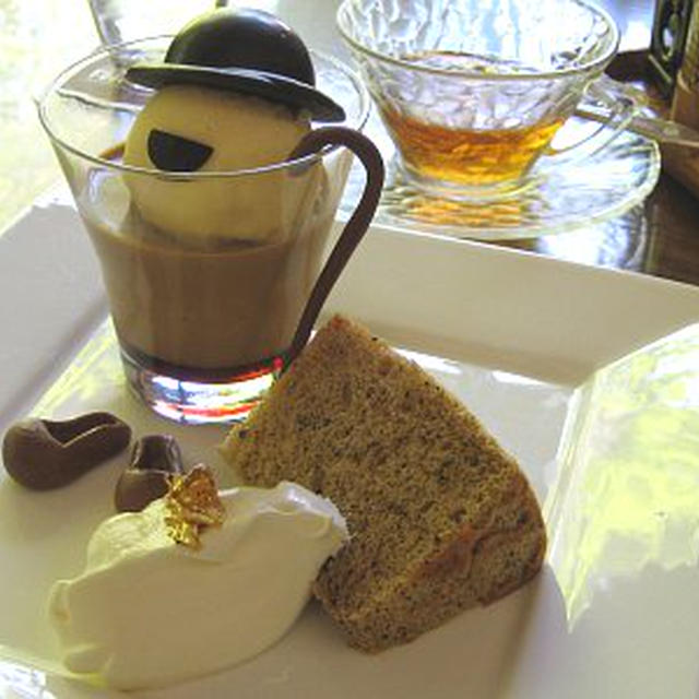 富士屋ホテル ティーラウンジ オーキッド / 茶入り・茶プリン