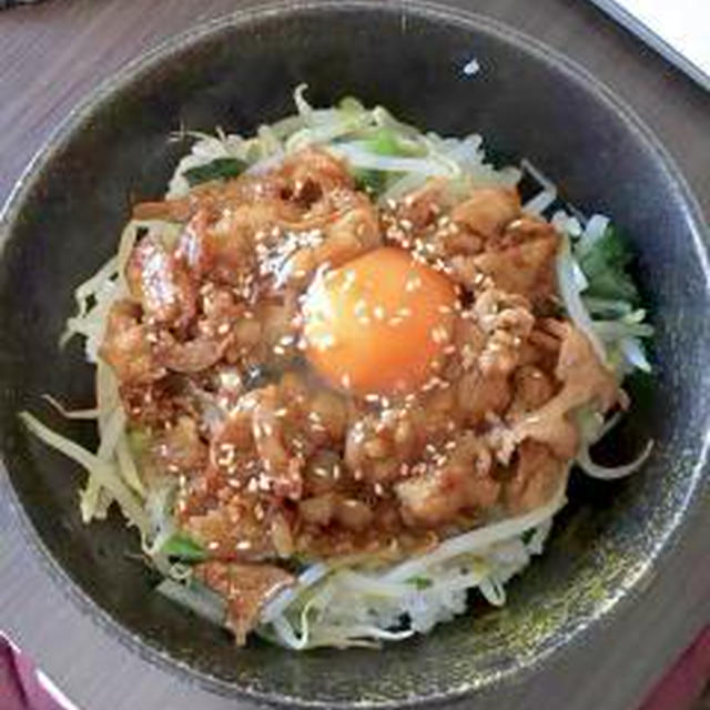 簡単！ビビンバ風丼