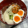 【レシピ】福島県産幸水を添えて♪そうめんで冷麺