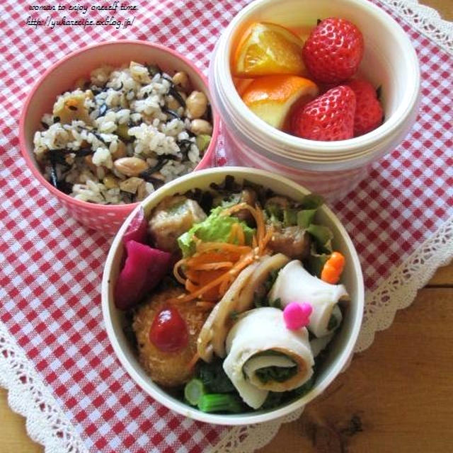4.14　ありもの常備菜弁当