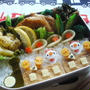 メカジキ生姜醤油ムニエル＊にわとり&ヒヨコの汽車のお弁当