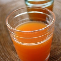 充実野菜で朝のジュース。