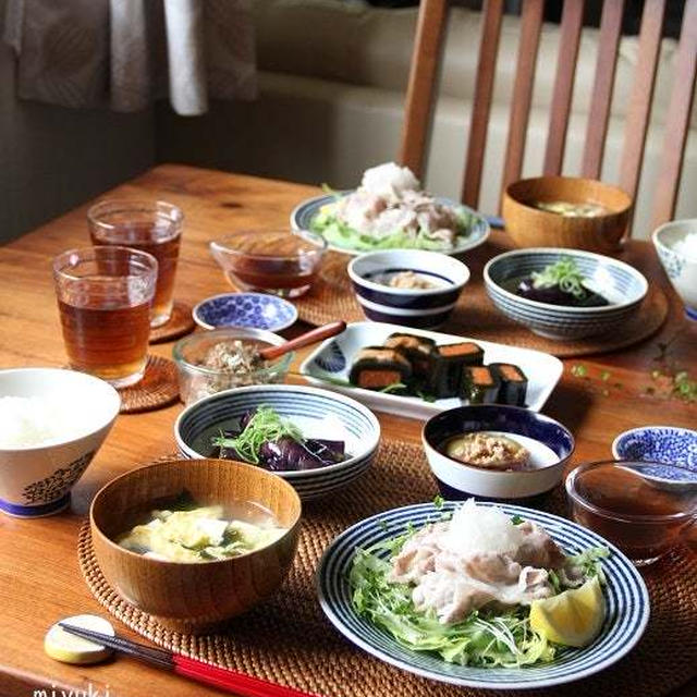 冷しゃぶ定食。”利尻亀一“様より。