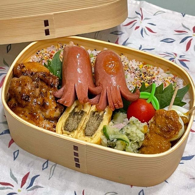 【お弁当】疲れながぬけないお年頃…｡後1日ゆる〜く頑張ろう!!