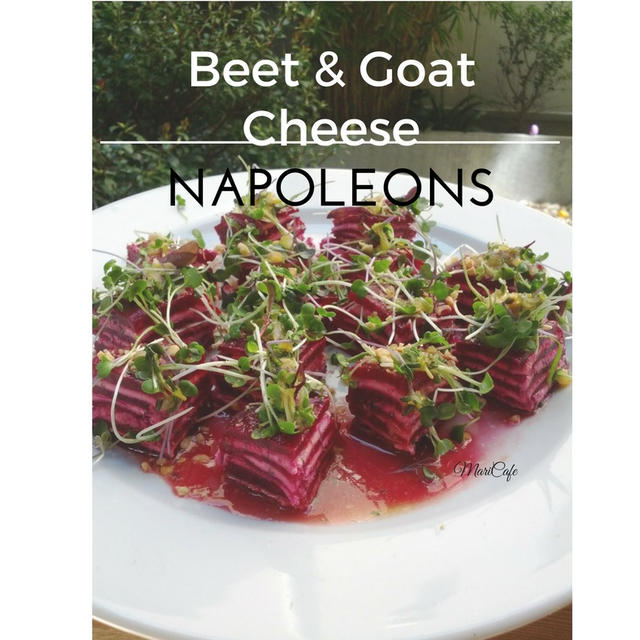 手を抜かない ビーツとゴートチーズのナポレオン By Marichanさん レシピブログ 料理ブログのレシピ満載