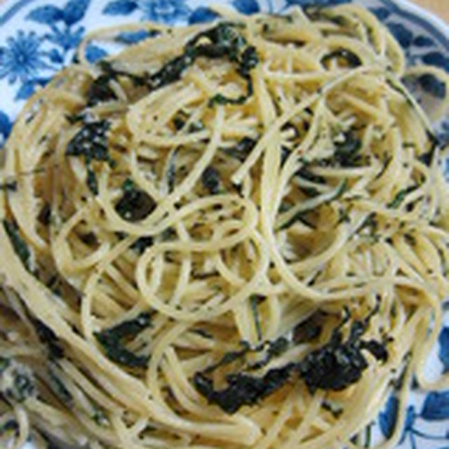 「大葉のパスタ」