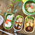 【親子弁】雪だるまおにぎり弁当