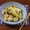 さっぱり絶妙！鶏むね肉とじゃがズッキーニのペペロンチーノ風 レモンバターソテー by KOICHIさん