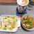 芋煮とラクレットチーズ