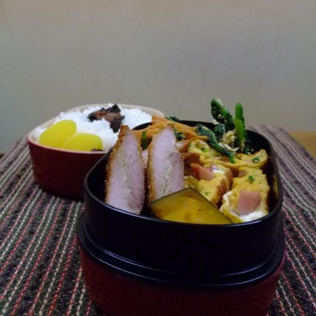 ヒレカツお弁当。